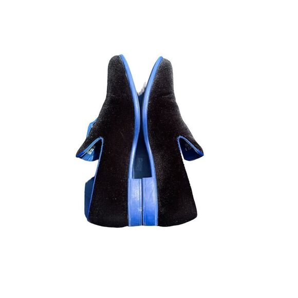 Amali Brady Royal Blue-Black Slip-on Dress Shoes Size 8 - Picture 7 of 9